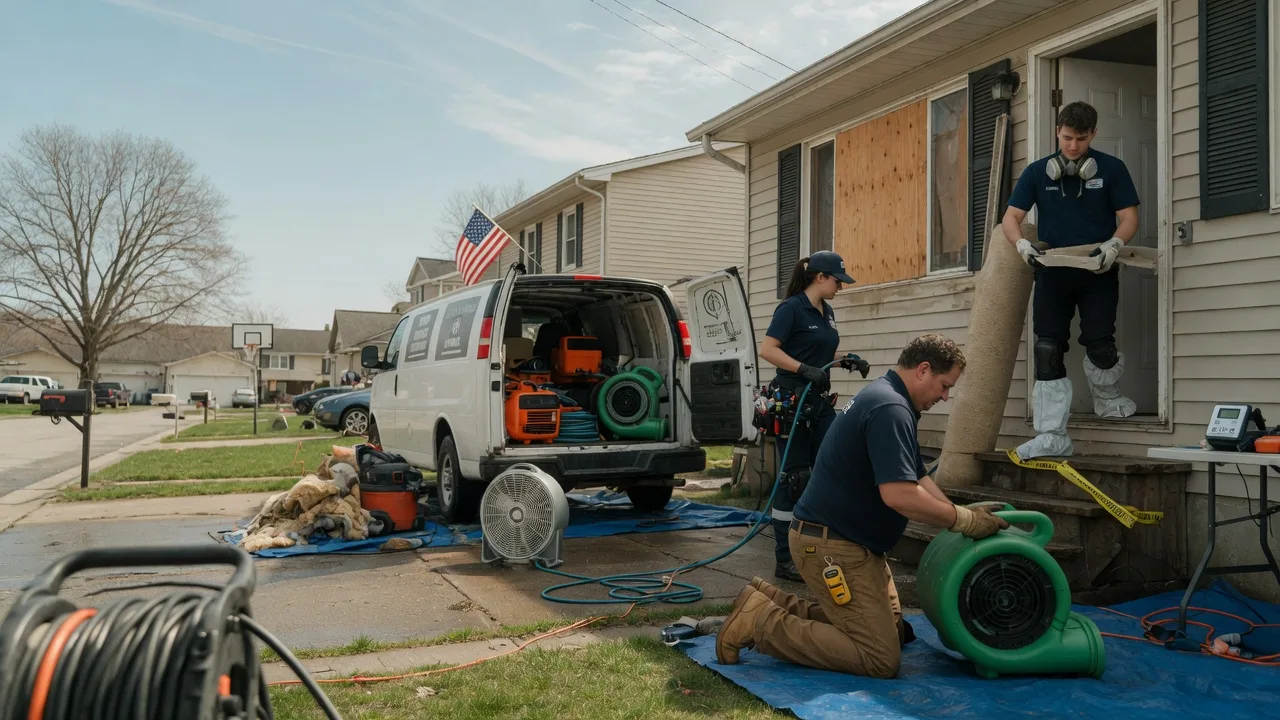 Water Damage Restoration in Van Meter, IA near me